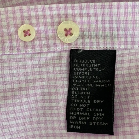 Oxford men’s long sleeve shirt XL slim fit new. - Picture 6 of 6